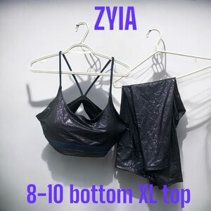 ZYIA Women's blue twighlight set